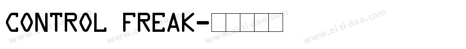 Control Freak字体转换